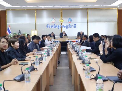 2568-12-06 สตจ.สุราษฎร์ธานี ร่วมประกาศเจตนารมย์วันต่อต้านคอร์รัปชั่นสากล 2568